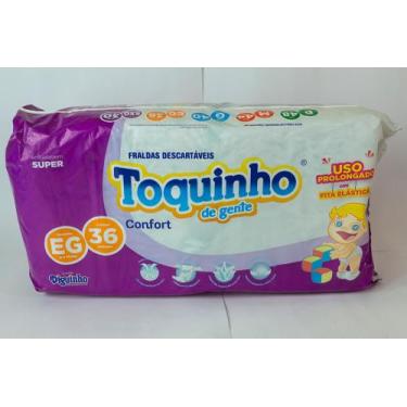 Imagem de Fralda Toquinho de Gente Confort Super Tamanhos M/G/EG/SXG, EG
