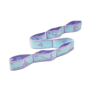 Imagem de Faixa Elástica De Resistência Para Adultos, Cinto De Yoga Para Pilates