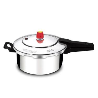 Imagem de Panela de Pressão com Cabo Polida New Line 5l - Eirilar, PRATA, 5 LT