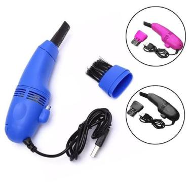 Imagem de Mini Aspirador De Pó Portátil Usb Veicular Notebook Teclado - Zein, Az