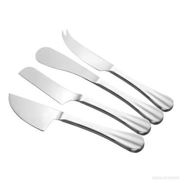 Imagem de Cj 04 facas p/queijo aco inox positano 1782 lyor