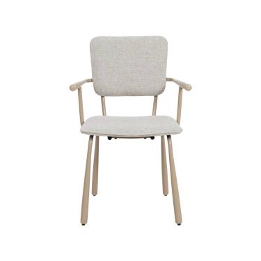 Imagem de Cadeira Cozy Estofada Base Nude Moderna Waw design