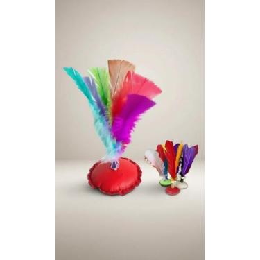 Imagem de Kit 10 Petecas Coloridas Lembrancinha Festa - Congratulations Store