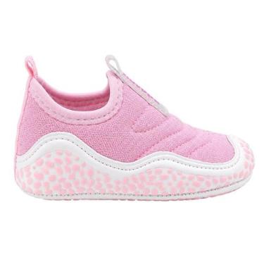 Imagem de Tênis Infantil Menina Novopé 99901262 Baby, Rosa, Branco, 16
