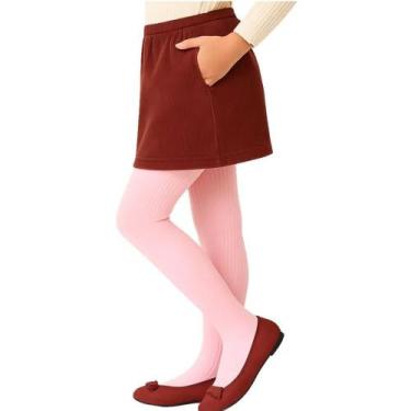 Imagem de Meia Calça Canelada Fio 70 Infantil Selene 9500.002, Rosa nude, G