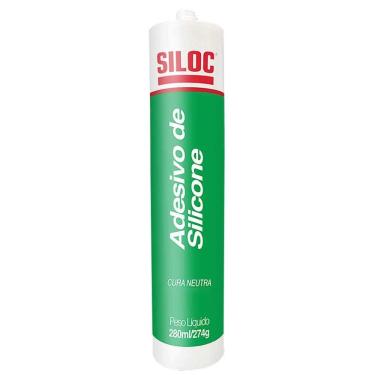 Imagem de Borracha de Silicone Neutro Ostenvonder Selante Monocomponente Cura Neutra Branco Siloc 280ML