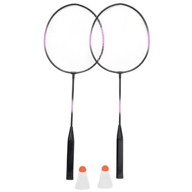 Imagem de Kit Raquete de Badminton com Peteca Ys37024 Boa Empunhadura e Voo Estável Bivolt Yin's