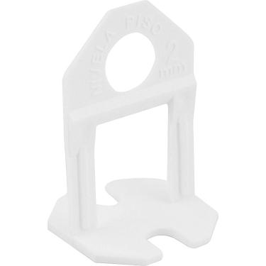Imagem de Espaçador e Nivelador para Piso 6846200110 com Espessura 2MM Branco Vonder 100 Peças