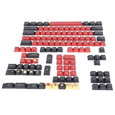 Imagem de PBT teclas, teclas do teclado 128 teclas para uso diário para PC universal para teclado de jogos para teclados mecânicos