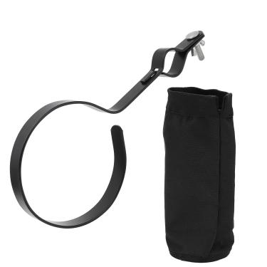 Imagem de Saco de baquetas, suporte de baqueta durável leve grande capacidade eficiente com braçadeira de metal para instrumento musical para proteção
