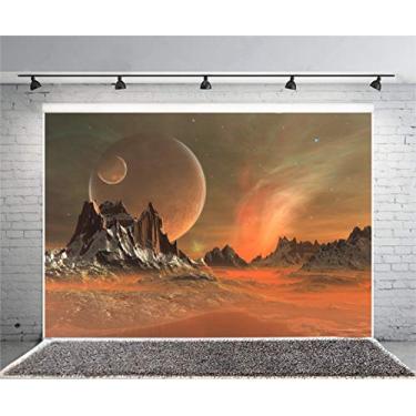 Imagem de Yeele – Fundo Mirage Planet para Fotografia de Vinil Cosmos Espaço Externo com Cenários de fotos de céu estrelado e retratos de fotos de vídeo para bebês e meninas