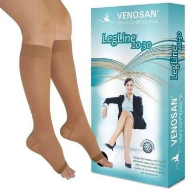 Imagem de Meia 3/4 Venosan Legline AD 20-30 PE Aberto
