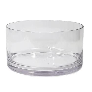 Imagem de Vaso Redondo Floreira Terrario Cilindro em Vidro Suculentas, Arranjos 24x20cm