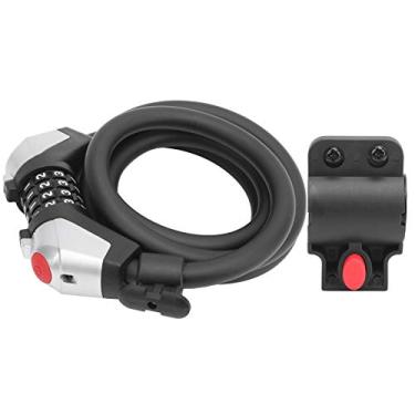 Imagem de Cadeado com código de bicicleta, cadeado com senha portátil para bicicleta