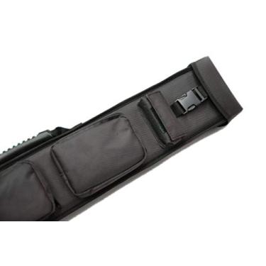 Imagem de 2x2/2x4 Caixa profissional para taco de piscina 2 nádegas 2x2/2 nádegas 4x4 Caixa de taco de bilhar de piscina (2x5-marrom)