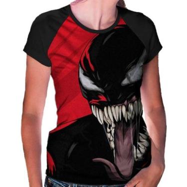 Imagem de Camiseta Raglan Baby Look Venom Ref:63 - Smoke