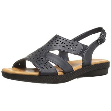 Imagem de Easy Street Sandália rasteira feminina Bolt, Azul marino, 12