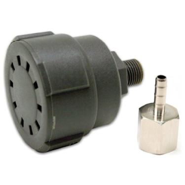 Imagem de VIAIR Conjunto de filtro de ar de admissão remota NPT macho 92619 1/8" com invólucro de plástico