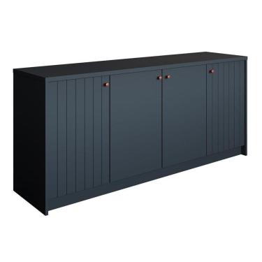 Imagem de Buffet de Sala Jantar Lia 4 Portas Cinza - Cimol