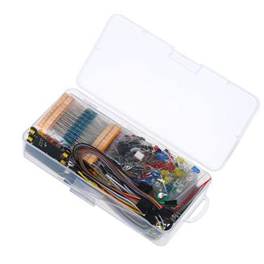 Imagem de Tempaty 830 Breadboard Set Electronics Component Starter Kit DIY com Caixa Plástica Compatível com Pacote de Componentes Arduino UNO R3