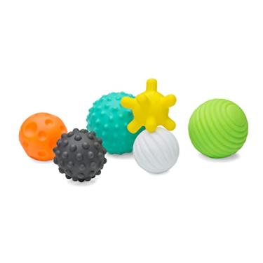Imagem de Infantino Conjunto de várias bolas texturizadas – Conjunto de bolas texturizadas para exploração sensorial e engajamento para crianças a partir de 6 meses, conjunto de 6 peças