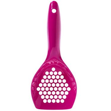 Imagem de Pá de Bandeja Higiênica Família de Estimação Para Gatos Rosa