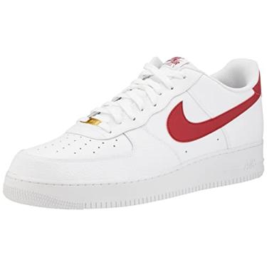 Imagem de Nike T nis de basquete masculino Air Force 1 '07 An20, Branco/Branco/Team Red, 13