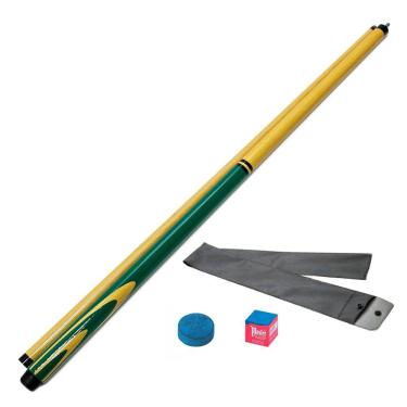 Imagem de Taco de Sinuca Desmontável Punho Verde Tacos Brasil