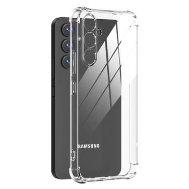 Imagem de Capa Capinha Case Transparente Com Bordas Anti Impacto Compatível Com Samsung Galaxy A25 5G - (Hard Glass Store)