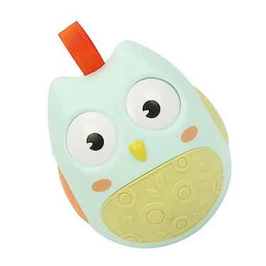 Imagem de Owl Wobbler, Cute Owl Wobbler Adorável Quebra-cabeça Educacional Precoce para Viagens (Azul claro)