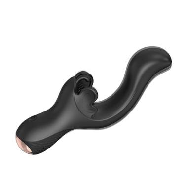 Imagem de Vibrating Dildos Silicone G Spot Vibrator - Strong Vibrations, Butterfly Design, 9-Frequency Stimulation - Perfect Female Sexual Toys - Pleasure Wand-Masturbator (preto)
