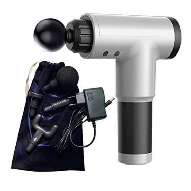 Imagem de Massageador Elétrico Portátil Profissional Muscular Pistola GB-820 4 Cabeças de Massagem FISCAL GUN 110v/220v