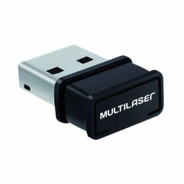 Imagem de Mini Adaptador Wireless Multilaser Usb 150Mbps Wifi - Re035