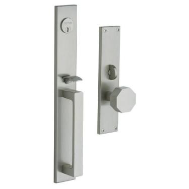 Imagem de Baldwin Hardware 6570.102.ENTR Atlanta Conjunto Maçaneta de porta dianteira