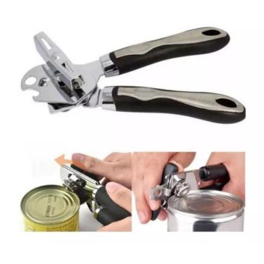 Imagem de Abridor Lata E Garrafa Em Aço Inox Cerveja Multifuncional