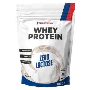 Imagem de 100% Whey Protein Zero Lactose 900G Natural New Nutrition