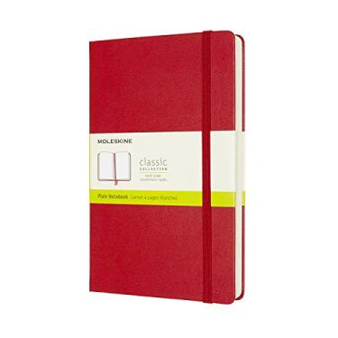 Imagem de Caderno clássico Moleskine expandido (400 páginas), capa dura tamanho grande, vermelho escarlate sólido QP062EXPF2