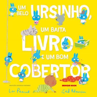 Imagem de Um belo ursinho, um baita livro e um bom cobertor