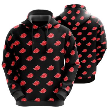 Imagem de Blusa Moletom Sublimação Blusão Full Print com Capuz Anime Mangá Novidade-Unissex