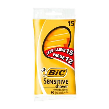 Imagem de BIC Aparelho De Barbear Sensitive Shaver C/ Cabo Antideslizante 902391 Embalagem Leve 15 Pague 12