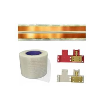 Imagem de Genérico Kit Eletrofita 2 Pistas 3 Metros 750V 20A + Conector 20A