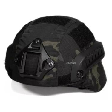Imagem de Capa Para Capacete Forças Especiais Airsoft Paintball (BLACK MULTICAM)