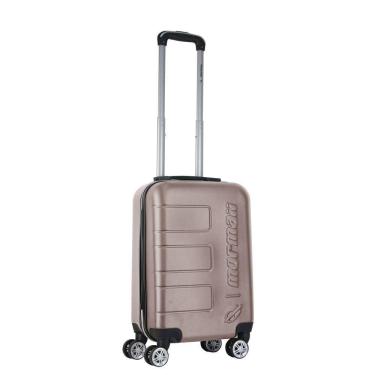 Imagem de Mala de Bordo Abs para Viagem Mormaii Mor-1903 Cadeado Integrado Rodas Duplas Giro 360 Rose