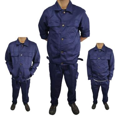 Imagem de Conjunto Uniforme Segurança EPI Profissional Obra Eletricista Mecanico Serviço Operario Construçao Civil