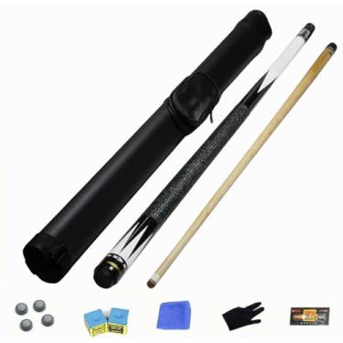 Imagem de Taco de sinuca para bar de bilhar de madeira de madeira, taco de sinuca, tacos profissionais de tacos de bilhar de bordo canadense, tacos de sinuca, tacos de taco de bilhar de madeira (taco de sinuca