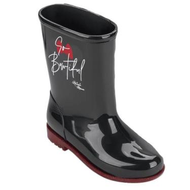 Imagem de Bota Grendene Galocha Infantil Minnie + Capa De Chuva - Disney