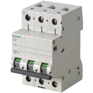 Imagem de Disjuntor C Tripolar 5SL3 - Siemens 63A 5SL3363-7MB