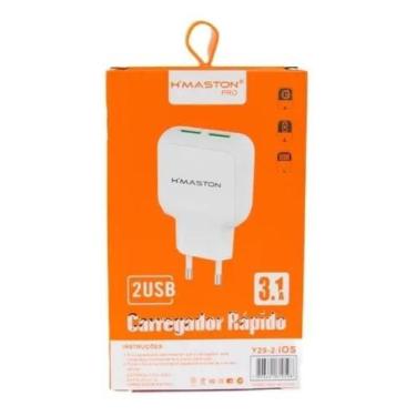 Imagem de Carregador rápido 3.1A 2usb Y29-2/iOS - Samsung - Samsung