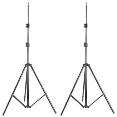 Imagem de Kit 2 Tripé de 2,1M em liga de Alumínio p/estúdio softbox iluminação