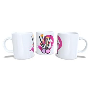 Imagem de Canecas de Porcelana Branca Personalizadas Profissões 6 (Manicure 5)